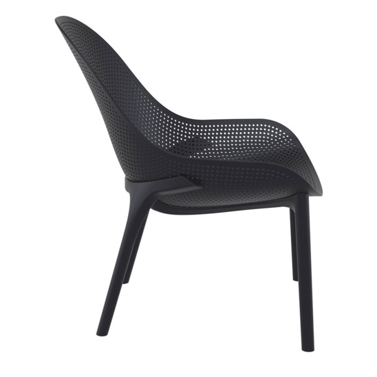 Лаунж-кресло пластиковое Грау, черный - фото 4