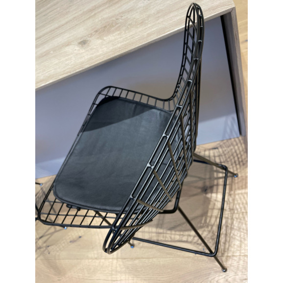 Стул Bertoia полубарный черный - фото 9