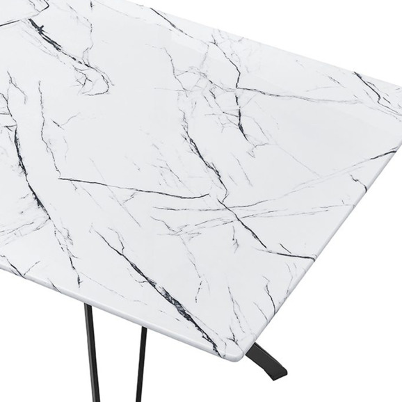 Стол Импульс, белый, черный - фото 4