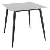 Фотография товара Стол обеденный Colonnade, белый лак, черный от компании ChiedoCover.