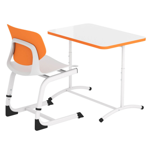 Стул Nolan, белый, оранжевый - фото 3