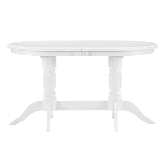 Деревянный стол Эритрин овальный белый - фото 2