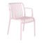 Настоящее фото товара Стул Gorg с подлокотниками, розовый, произведённого компанией ChiedoCover