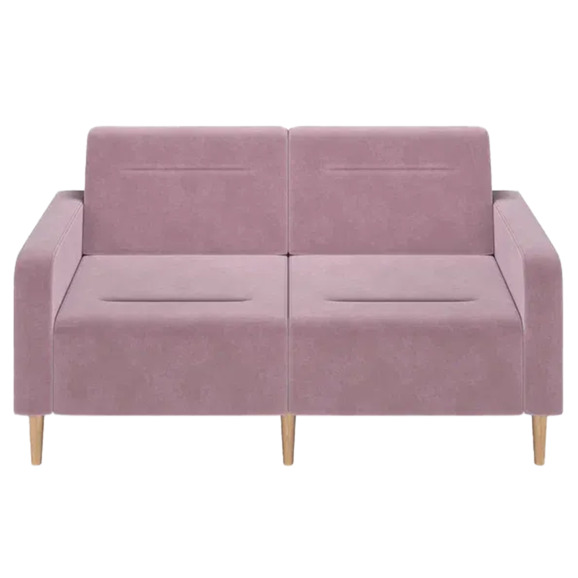 Диван Папилла, велюр, 162 см, сиреневый - фото 2