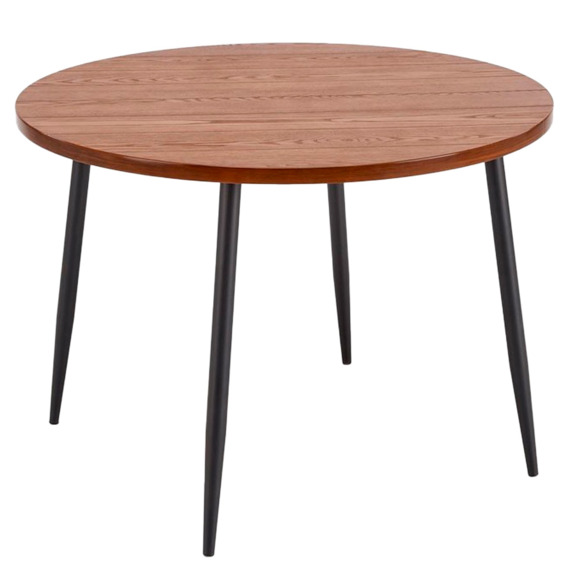 Стол обеденный Foresight, орех, черный Стол обеденный Foresight, орех, черный - фото 1