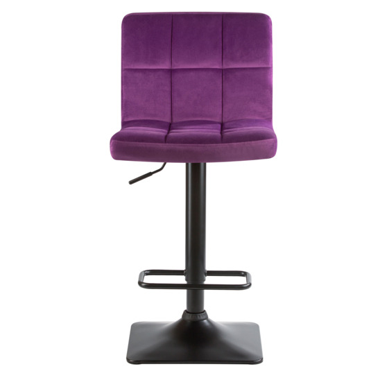 Барный стул РИГА, велюр фиолетовый - фото 4