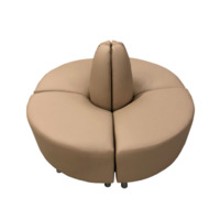 Фотография Диван Блазз четырехместный, экокожа Пегасо, бежевый от производителя ChiedoCover, картинка продукции, реальное фото товара Настоящее фото товара Диван Блазз четырехместный, экокожа Пегасо, бежевый, произведённого компанией ChiedoCover