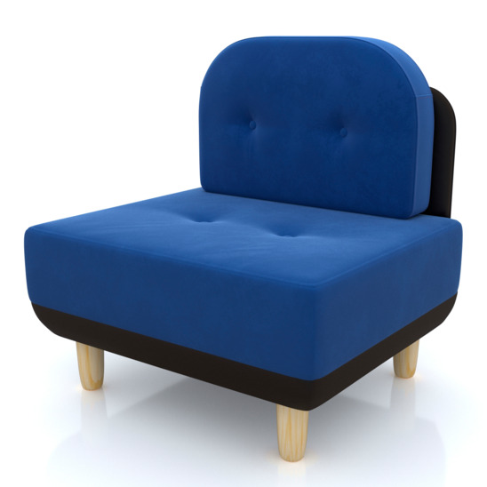 Кресло Рилто, синее - фото 3