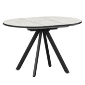 Фотография товара Стол раздвижной Лаки мини 900+300мм, лофт, черный муар от компании ChiedoCover.