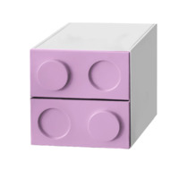 Настоящее фото товара Тумбочка Лего детская, произведённого компанией ChiedoCover