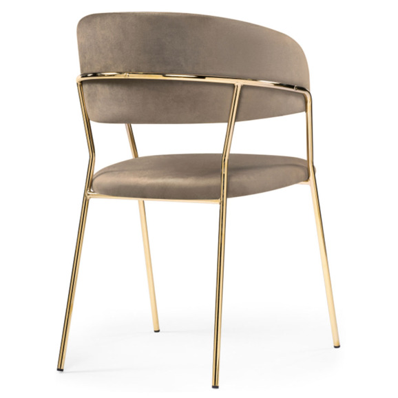 Стул Kamelia cappuccino / gold - фото 4