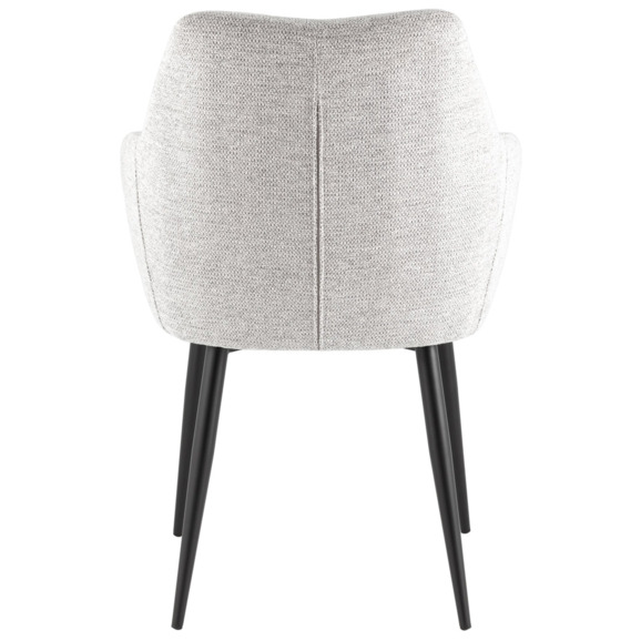 Стул обеденный Katys, светло-серый, рогожка - фото 4