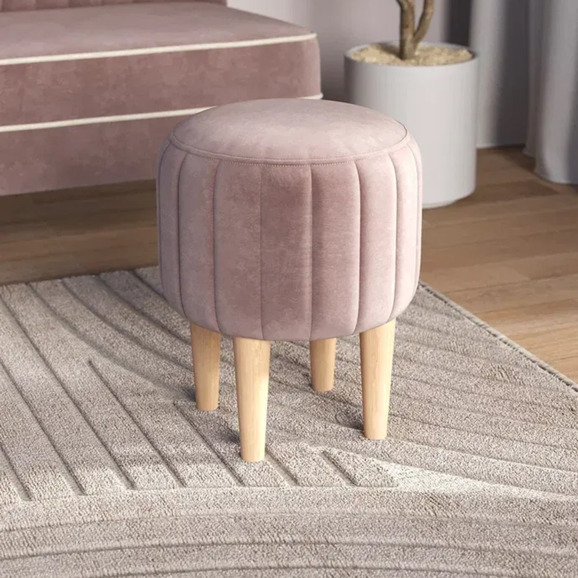 Пуф Ноотропик, круглый, светло-коричневый - фото 2