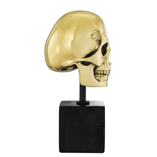 Статуэтка Золотой череп - фото 2