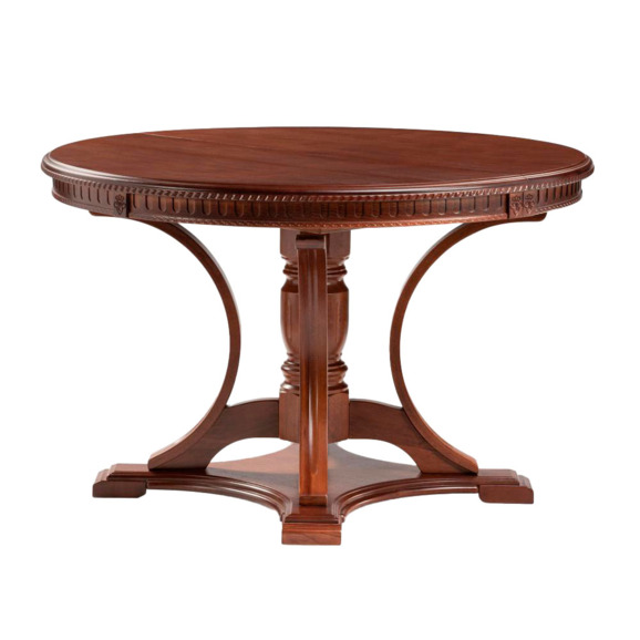 Деревянный стол Нозеан круглый миланский орех - фото 2