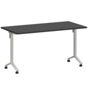 Фотография товара Стол мобильный складной графит, белый, 25 мм, 140*70 от компании ChiedoCover.