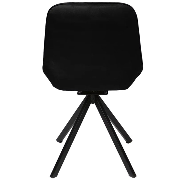 Стул Мускус, пирамида, велюр, черный, черный - фото 5