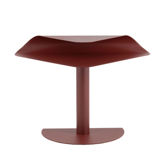 Столик журнальный Corus, металл, бордовый Столик журнальный Corus, металл, бордовый - фото 2