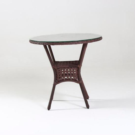 Кунур стол кофейный круглый, коричневый - фото 2