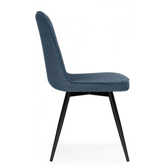 Стул на металлокаркасе Texas 3 поворотный синий / черный Стул на металлокаркасе Texas 3 поворотный синий / черный - фото 3