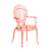 Кресло Gentry, розовый, с подлокотниками