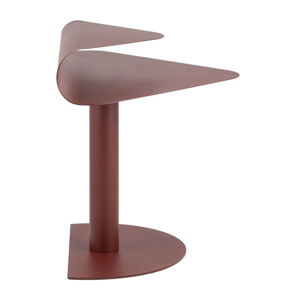 Столик журнальный Corus, металл, бордовый Столик журнальный Corus, металл, бордовый - фото 3