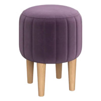 Настоящее фото товара Пуф Ноотропик, круглый, фиолетовый, произведённого компанией ChiedoCover