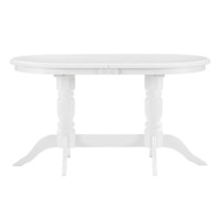 Фотография товара Деревянный стол Эритрин овальный белый от компании ChiedoCover.