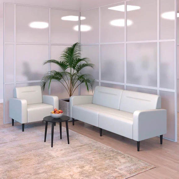 Кресло Папилла, экокожа, белый Кресло Папилла, экокожа, белый - фото 5