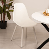 Фотография Стул Sanset B, белый, белые ножки Фотография товара Стул Sanset B, белый, белые ножки от компании ChiedoCover.