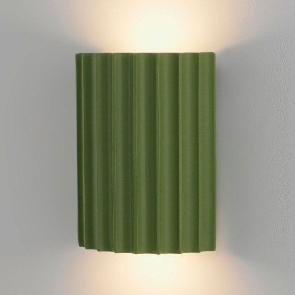 Светильник настенный светодиодный Рибс Бейли, зеленый - фото 2