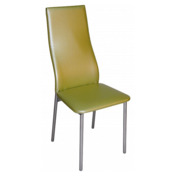 Фотография товара Стул Lima, ножки серебро, оливковый от компании ChiedoCover.