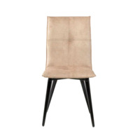 Фотография Стул Дублин, бежевый, черные ножки Фотография товара Стул Дублин, бежевый, черные ножки от компании ChiedoCover.