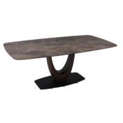 Фотография товара Стол обеденный Rami, 180х90х76, коричневая керамика от компании ChiedoCover.