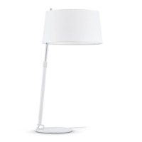 Настоящее фото товара Настольная лампа Bergamo белая, произведённого компанией ChiedoCover
