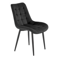 Настоящее фото товара Стул кухонный Stack, черный, произведённого компанией ChiedoCover