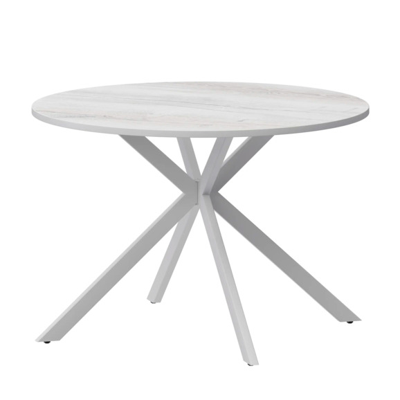 Стол нераздвижной Грант 900, фрост, белый муар - фото 1