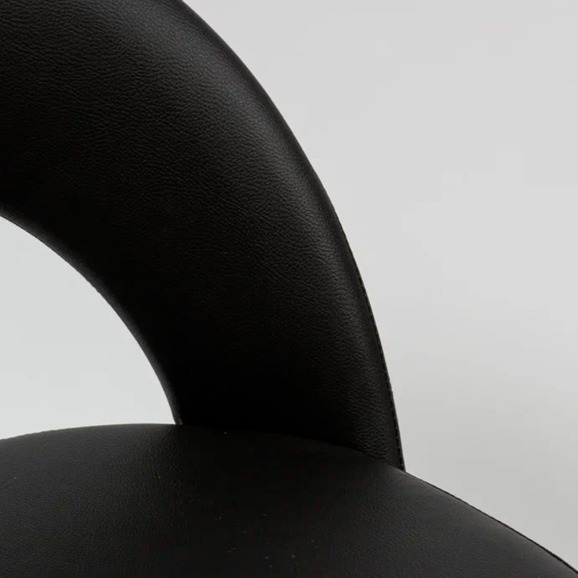 Стул Пиннате, пирамида, черный, золотой, кожа - фото 6