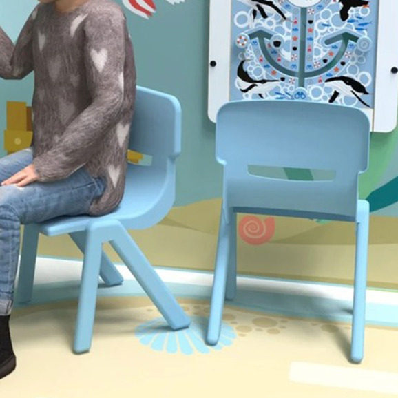 Детский стульчик Fun chair blue - фото 3