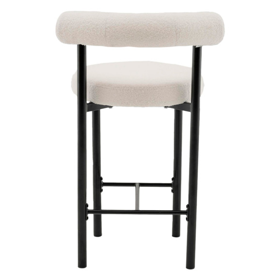 Стул полубарный Флорео букле молочный Стул полубарный Флорео букле молочный - фото 4