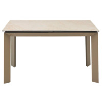 Фотография Стол CREMONA 140 KL-105, итальянская керамика / Тауп Фотография товара Стол CREMONA 140 KL-105, итальянская керамика / Тауп от компании ChiedoCover.