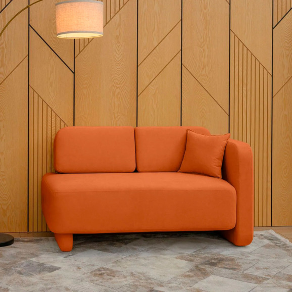 Кушетка-диван Хьюст-1, оранжевый - фото 8