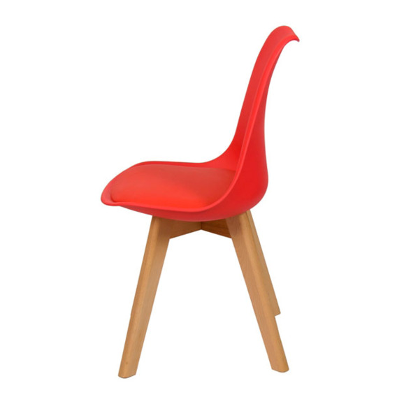 Стул Eames W красный - фото 3