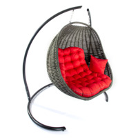Плетеное подвесное кресло-кокон Балдоне
