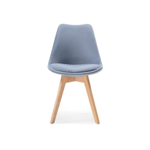Стул деревянный Bonuss blue / wood - фото 2