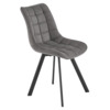 Стул кухонный Chiffon, серый, черный Стул кухонный Chiffon, серый, черный