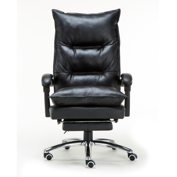 Кресло руководителя TopChairs Alpha, черное - фото 4