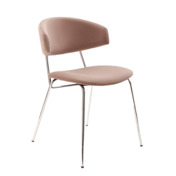 Фотография товара Полукресло Bliss латте, хром от компании ChiedoCover.