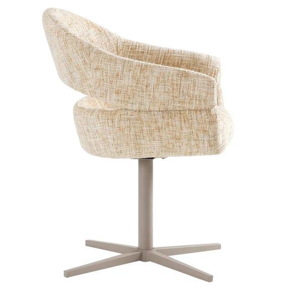 Кресло Teffi, бежевый, светло-серый - фото 3