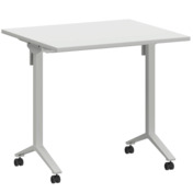 Фотография товара Стол мобильный складной белый, 22 мм, 80*70 от компании ChiedoCover.